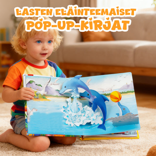 Pop-up-bøger med dyretema til børn