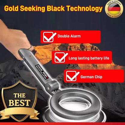 Højfølsom detektion LED-blinkende alarm-metaldetektor