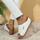 Casual Wedge Slide Sandals til kvinder