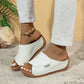 Casual Wedge Slide Sandals til kvinder