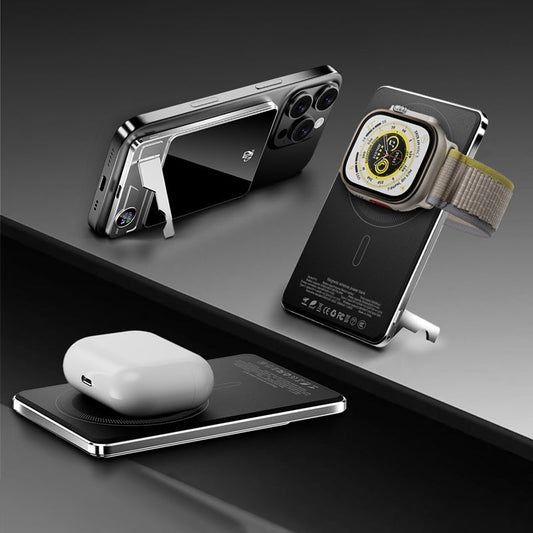 💯 Magnetisk powerbank med to funktioner og stativ