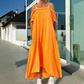 Lässiges Maxikleid mit kalten Schultern für Damen