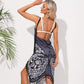 Einteiliges rückenfreies Strandkleid für Damen